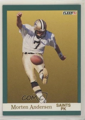 1991 Fleer Morten Andersen #291 HOF - Image 1 of 2