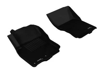 Floor Mats Custom Fit Liners Kagu All-Weather Black 1st Row fits 05-16 Frontier Foto 1 de 4