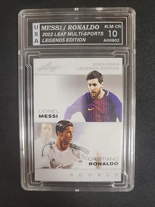 2022 Leaf Special Release - Legends Exclusive Edition Double Lionel Messi,... - Picture 1 of 2