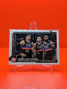 Pistones de baloncesto Topps 2025 lluvia 3 punteros #279 ¡Lista de verificación! - Imagen 1 de 2