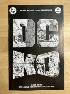 2025 SDCC EXCLUSIVE DC KO SPECIAL LIMITED EDITION ASHCAN VARIANTE FUMETTO EB7 - Foto 1 di 10