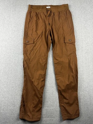L.L.Bean Pants Womens Medium Brown Cargo Vista Camp Stretch Drawstring Hiking - Image 1 of 4