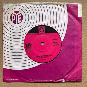 SANDIE SHAW I'LL STOP AT NOTHING 7" 1965 with you can't blame him - nice clean c - Picture 1 of 2