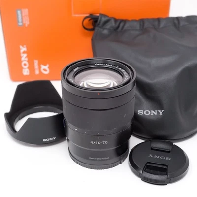 Sony E 16-70mm f/4 Vario-Tessar T* ZA OSS Zoom Lens - Very Good Condition - image 1 of 4