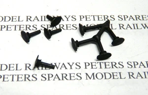 Peters Spares PS17 Triang Hornby S2125 Replacement Oval Buffers - Metal (Pk4) - Picture 1 of 2