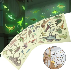 Wall Stickers Wall Decals Dinosaur Decor Luminous Stickers Self-adhesive - Picture 1 of 23