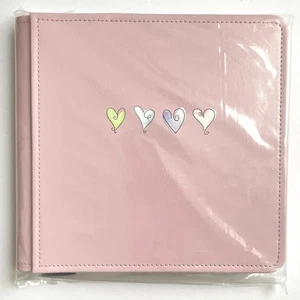 Álbum de fotos Creative Memories 8" x 8" PicFolio álbum de recortes rosa con corazones nuevo - Imagen 1 de 7