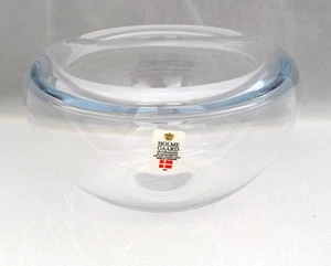 Holmegaard Provence Bowl In Mouth Blown Glass 13.5cm - Picture 1 of 4