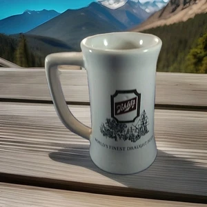 VINTAGE Schlitz "World's Finest Draght Beer" Krug Stein Keramik Werft  - Bild 1 von 4