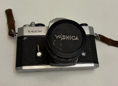 Зеркальная камера Yashica TL Electro-X 35 мм с объективом 50 мм непроверенная - Изображение 1 из 4