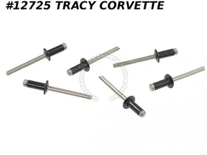 1978-1982 Corvette GM 633115 Rear Door Glass Weatherstrip Mount Rivets 6 pcs - Bild 1 von 1