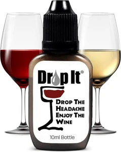 Drop It Wine Drops, Original - 10 mL Bottle - Treats Up to 55 Glasses - Picture 1 of 6