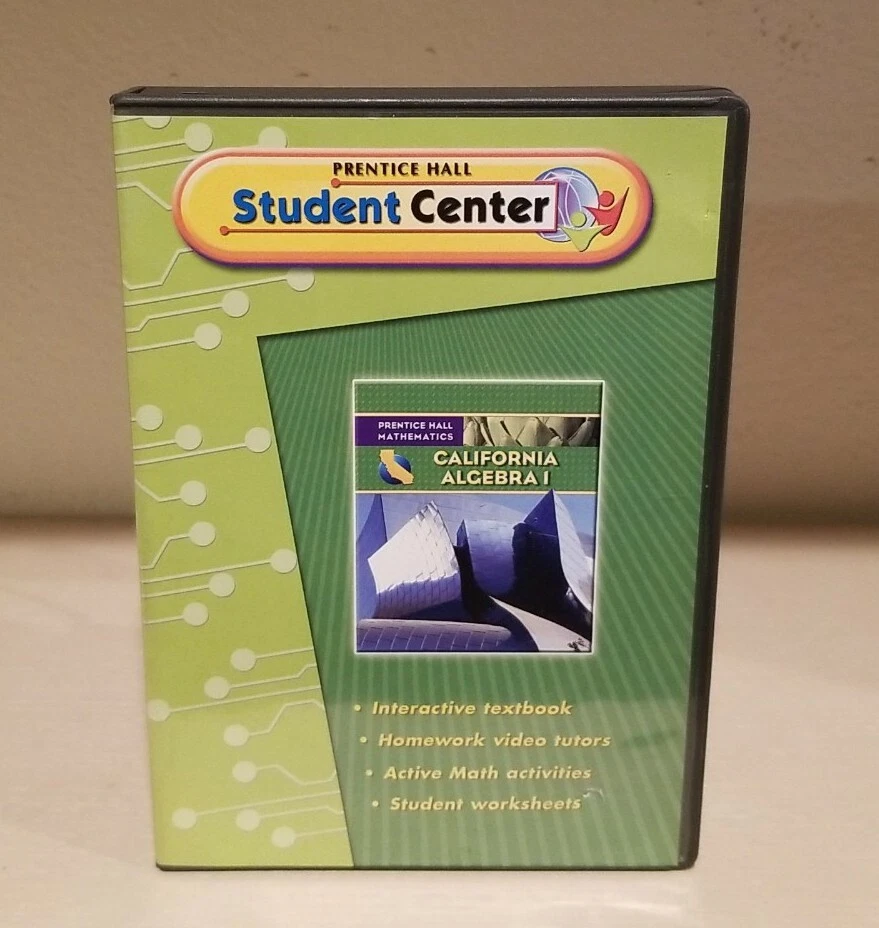 Prentice Hall Student Center Mathematics CALIFORNIA ALGEBRA 2 (2009 CD-ROM) Math - Image 1 of 1