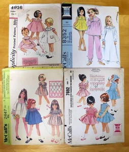 Smocking & Embroidery Transfers Lot of 4 Vintage Girls Patterns UNCUT FF - Picture 1 of 5