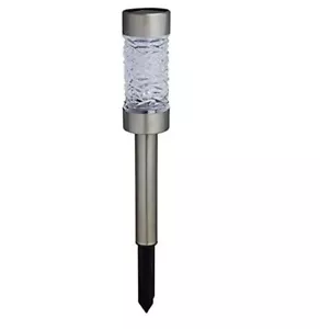 Smart Solar LED Garden Outdoor Powered Light Stainless Steel Stake 3 Lumens - Picture 1 of 6