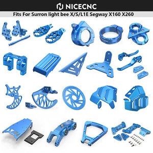 For Sur Ron Light Bee X S L1E NICECNC Triangle Link Foot Pegs Support Brace - Picture 1 of 37