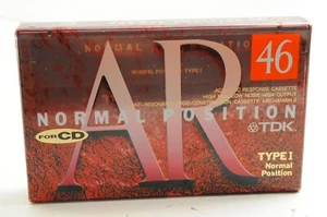 TDK AR 46 for CD Normal Position Cassette Tape 45min - Picture 1 of 4