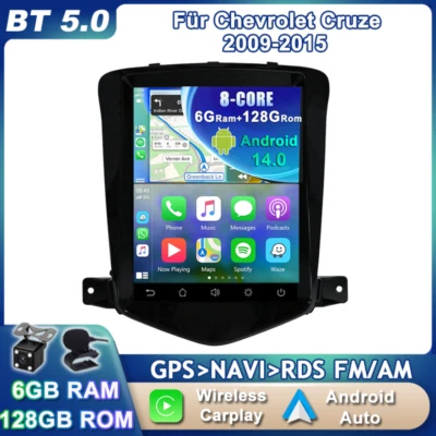 ★6G+128GB★ Für 2009-2015 Chevrolet Cruze Android 14 Autoradio GPS CarPlay 9.7 - Bild 1 von 4