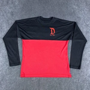 Disneyland Spirit Jersey Adult Small Black Red Wicking Stretch Long Sleeve Parks - Picture 1 of 13
