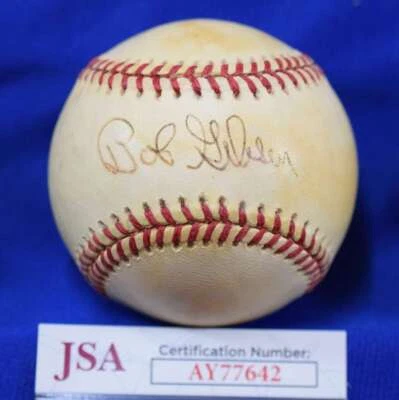 Bob Gibson JSA COA Autographed National League Signed Baseball - Image 1 of 2