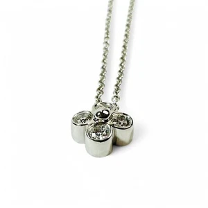 Tiffany & Co. Auténtico collar colgante de platino con flores de diamantes 950 - Imagen 1 de 13