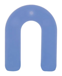 CRL PHS26-XCP100 Blue 1/16" x 3" Plastic Horseshoe Shims - pack of 100 - Picture 1 of 7