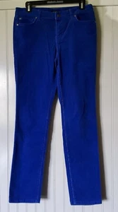 Womens Jessica Simpson Forever Skinny Blue Corduroy Pants Size 30 - Picture 1 of 12