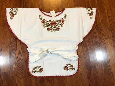 Blusa tradicional húngara Kalocsai poncho top ropa folclórica poncho talla S bonita Foto 1 de 4