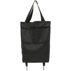 Storage Bag With Wheels Oxford Cloth Travel Folding Grocery