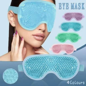 Gel Beads Eye Spa HOT/COLD MASK Reusable Cooling Ice Pack Pain Relief Tired Eyes - Picture 1 of 16