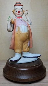 Estatuilla musical de payaso hobo vintage - Imagen 1 de 10