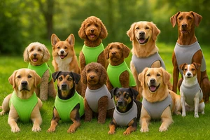 HUNTER Hunde-Kühlweste 2in1 inkl. Geschirr leichtes Mesh-Design atmungsaktiv - Bild 1 von 11
