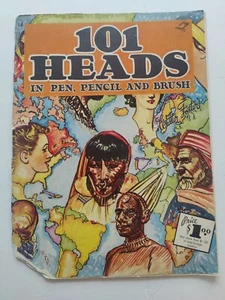 101 Heads In Pen Pencil And Brush by Walter Foster - Picture 1 of 4