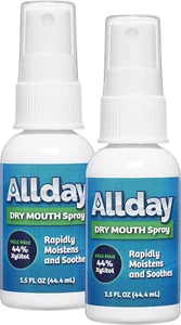 Allday Dry Mouth Spray - Maximum Strength Xylitol, Fast Acting, Non-Acidic Pack - Picture 1 of 7