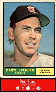 1961 Topps - #357 Daryl Spencer VG - Picture 1 of 2