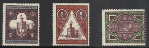 SAN MARINO SCOTT 29 - 31 MH SET - 1894 NEW GOVT PALACE ISSUE CAT $87.50 - Picture 1 of 2