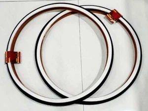 700 X38 TIRES (40-622) 29" TWO HIGH QUALITY BLACK WHITE WALL STREET TIRES  - Picture 1 of 10