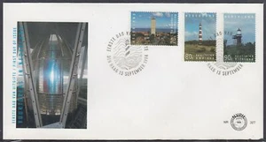 Países Bajos Scott 868-70 FDC - Faros - Imagen 1 de 1