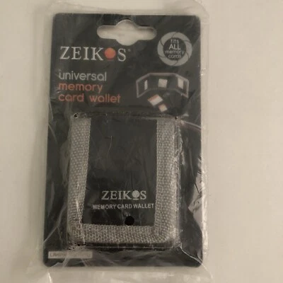 Zeikos Universal Memory Card Wallet New in Package MIP Fits all memory cards - Image 1 of 2