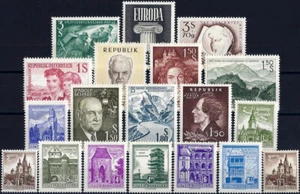 1960 "Austria" Complete Year Set with Definitives VF/MNH, CAT 38$ pay only 20% - Picture 1 of 1