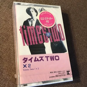 Sealed TIMES TWO X2 JAPAN CASSETTE PKG-3370 w/PROMO STICKER 1988 issue Free S&H - Picture 1 of 5