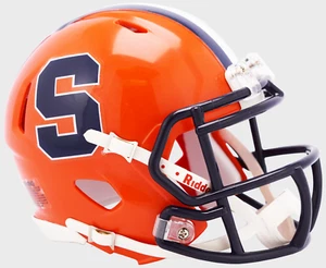 Auténtico mini casco de fútbol americano SYRACUSE NARANJAMEN NCAA Riddell SPEED - Imagen 1 de 1