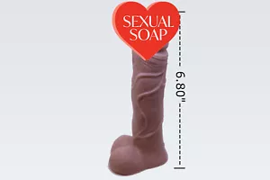 XL Extra Large Lavender Penis Soap 6.80" Bachelorette Party Gift Novelty Soap - Picture 1 of 4