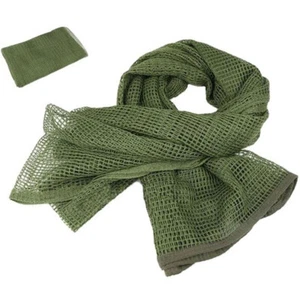 Outdoor Tactical Camouflage Mesh Net Scarf Scarves Sniper Face Veil Wargame - Picture 1 of 18