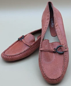 VANELI Women's Salmon Pink Slip On Driving Shoes Moccasins Loafers Sz 8.5 A - Picture 1 of 15
