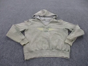 Harley Davidson Hoodie Sweatshirt Adult M Gray Pullover Riding Outdoors Womens - Picture 1 of 9