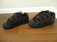 BNIB Size 11 Osiris D3 2001 Shoes Black, Red, Charcoal