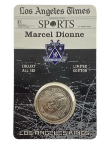 Marcel Dionne LA Kings LA Times Tough To Find HOF Heavy Coin - Picture 1 of 2