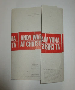 Andy Warhol Christie's 2012 Photographs Paintings Works On Paper Prints Catalog - Bild 1 von 23