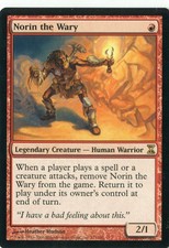 Magic the Gathering * Norin the Wary *  Time Spiral - Rare - Unplayed -Near Mint